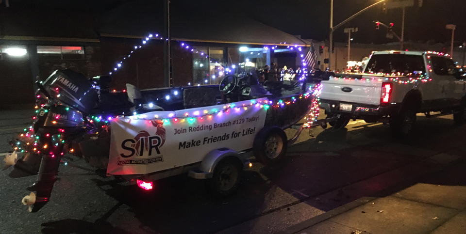 SIR Redding, branch 129 entry to Redding Lighted Christmas Parade 2019