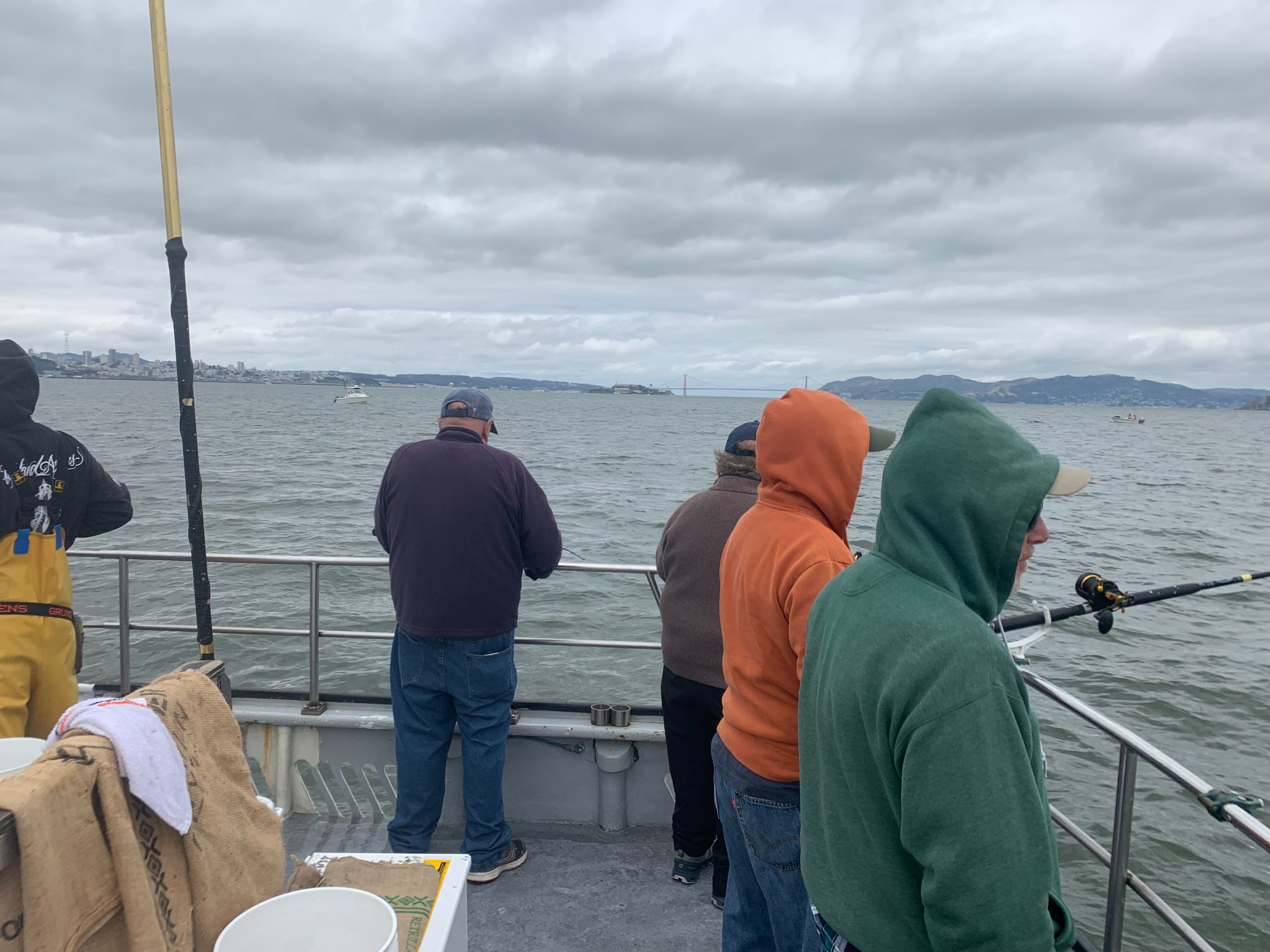 Looking astern