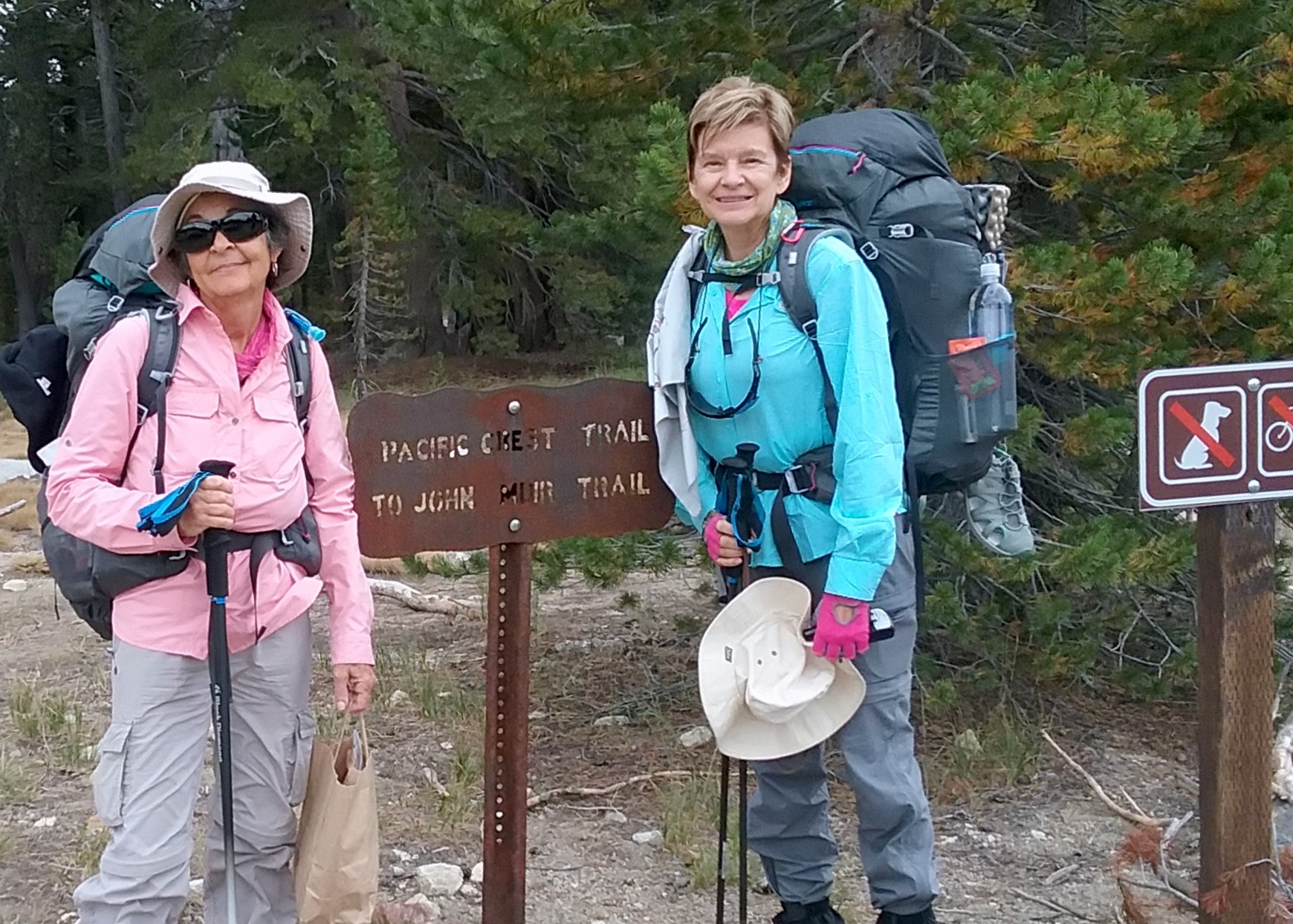 Happy hikers