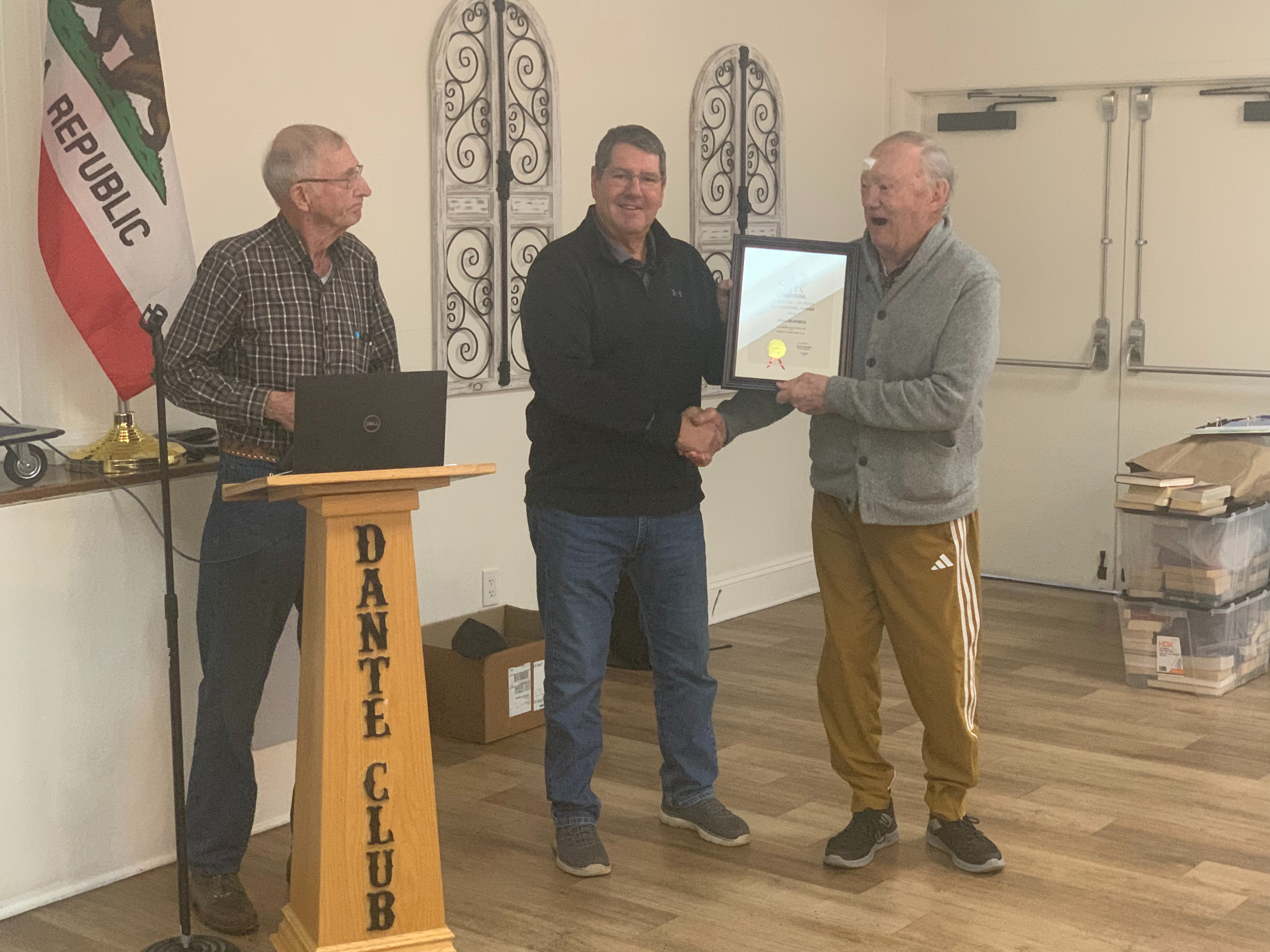 Award presentation
