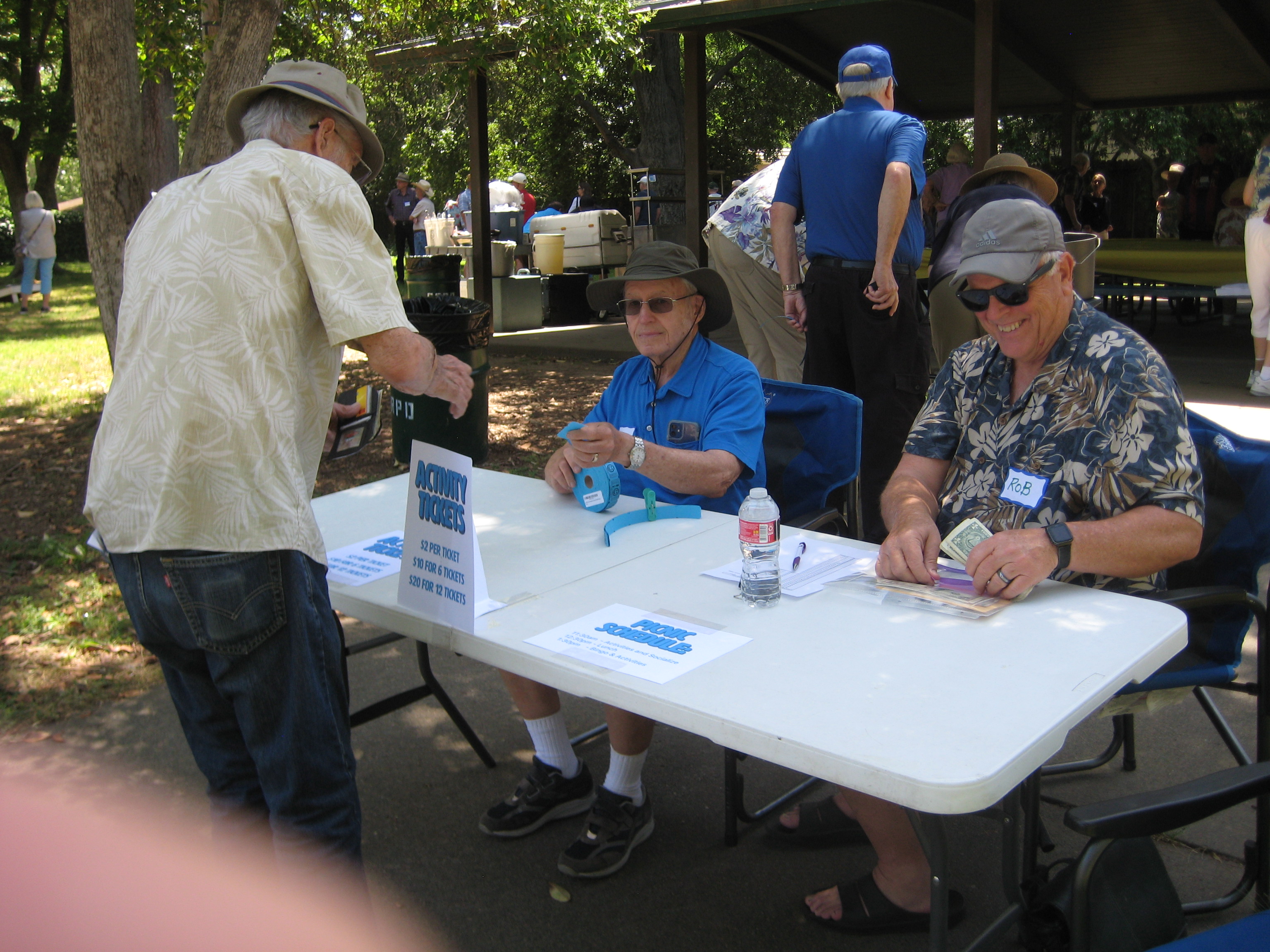 Picnic tickets sales
